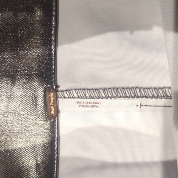 Free People coated mini skirt holding on to a dream - Picture 9 of 13